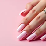 The image shows a collection of different drill bits used for gel nail manicure sets.